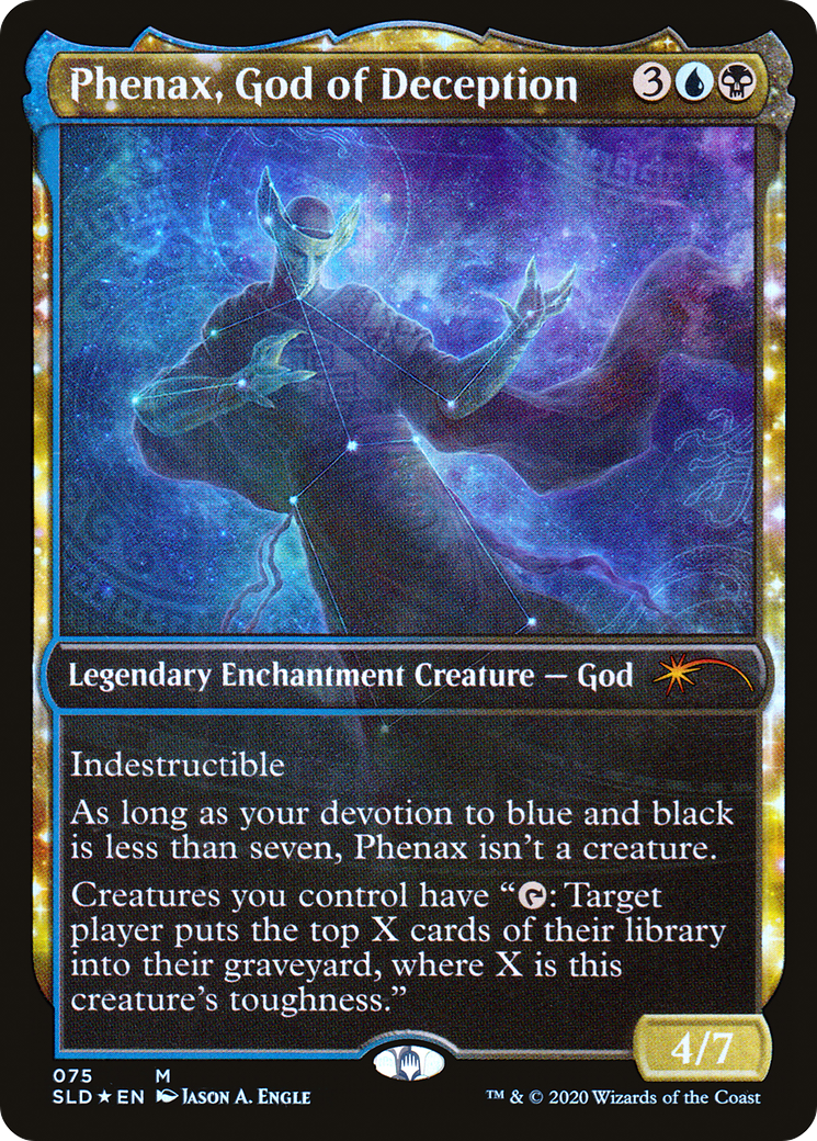Phenax, God of Deception (SLD-075) - Secret Lair Drop: (Showcase) Foil