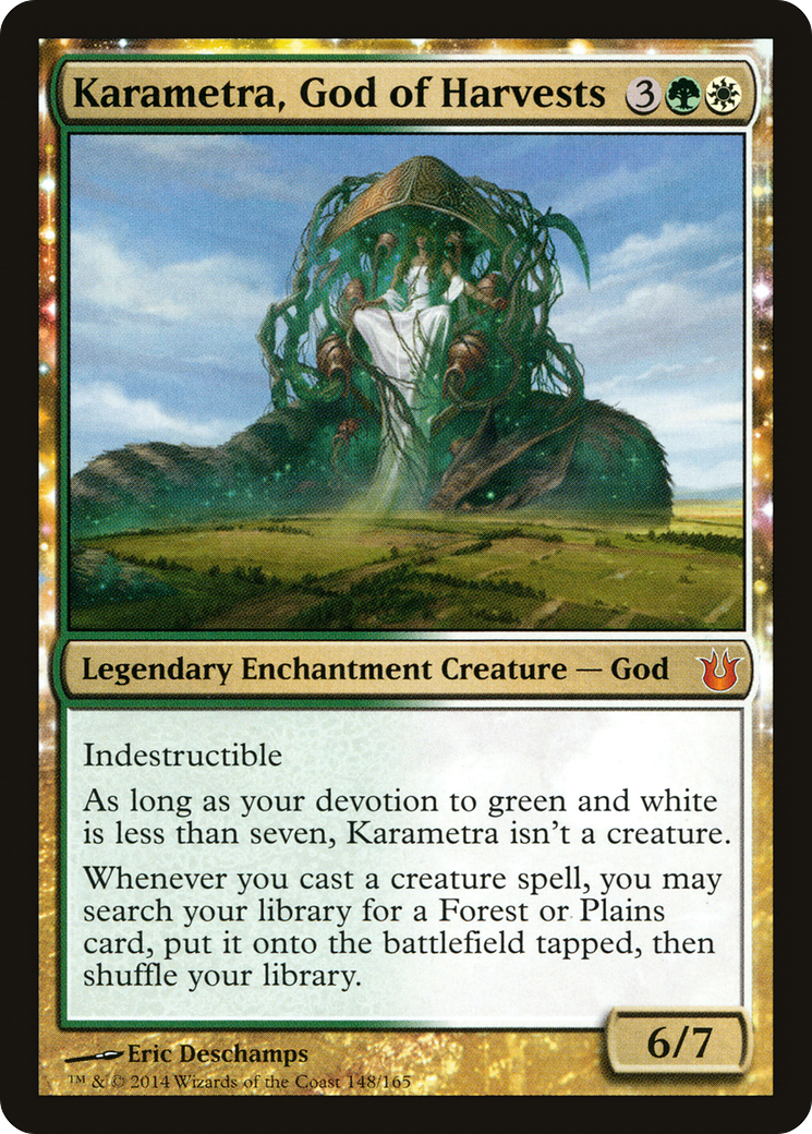 Karametra, God of Harvests (BNG-148) - Born of the Gods Foil