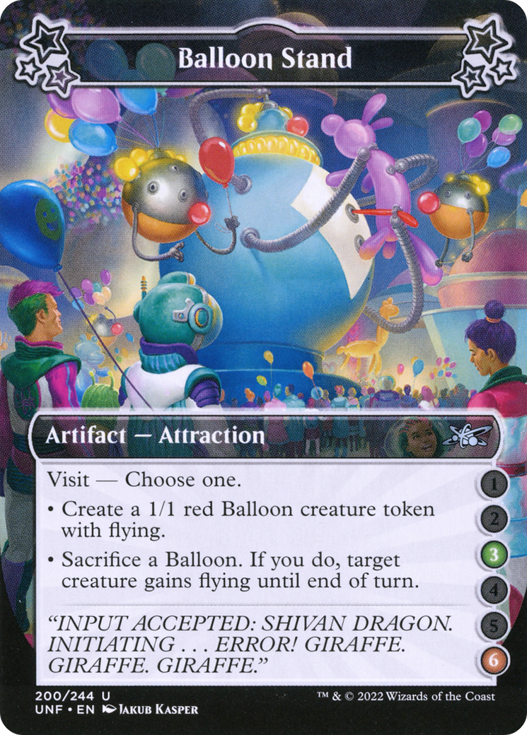 Balloon Stand (3-6)  (UNF-200) - Unfinity Foil