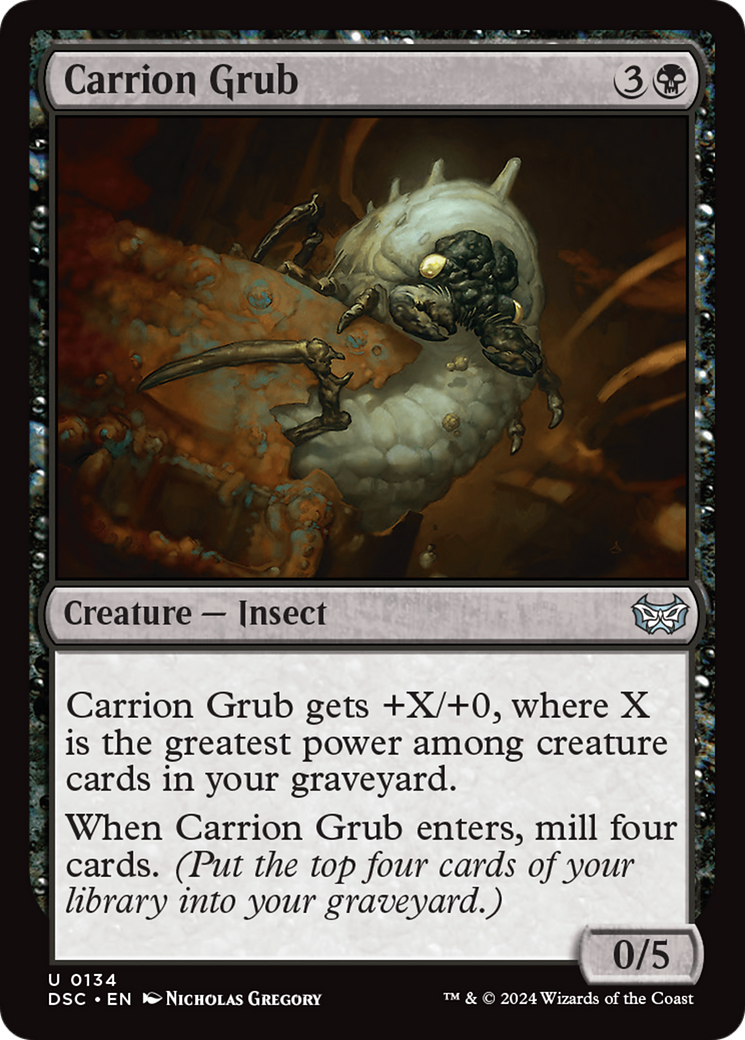 Carrion Grub (DSC-134) - Duskmourn: House of Horror Commander