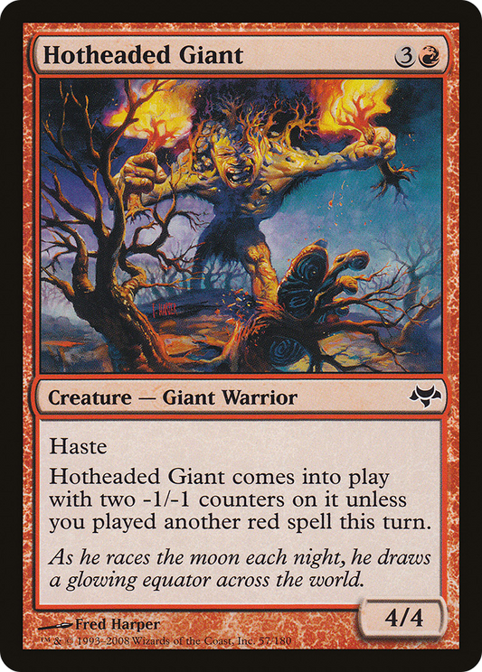 Hotheaded Giant (EVE-057) - Eventide Foil