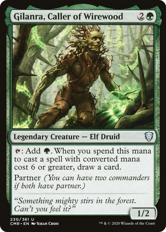 Gilanra, Caller of Wirewood (CMR-230) - Commander Legends Foil