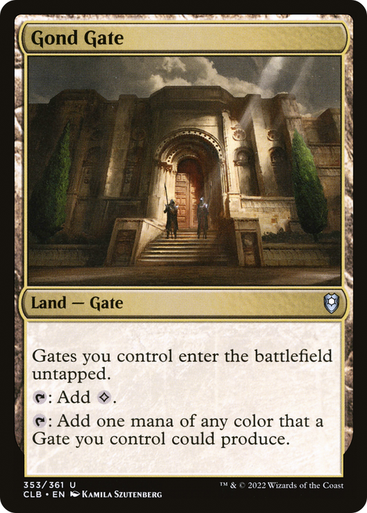 Gond Gate (CLB-353) - Commander Legends: Battle for Baldur's Gate