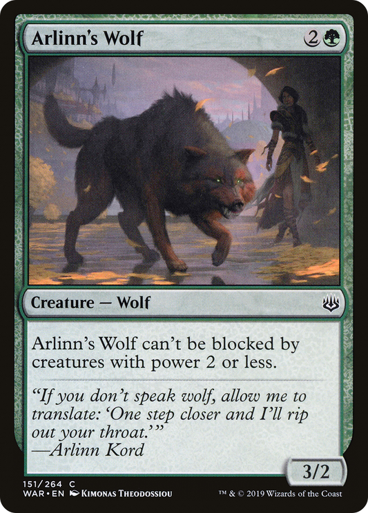 Arlinn's Wolf (WAR-151) - War of the Spark Foil