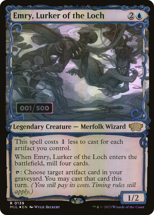 Emry, Lurker of the Loch (MUL-139Z) - Multiverse Legends: (Showcase) Foil