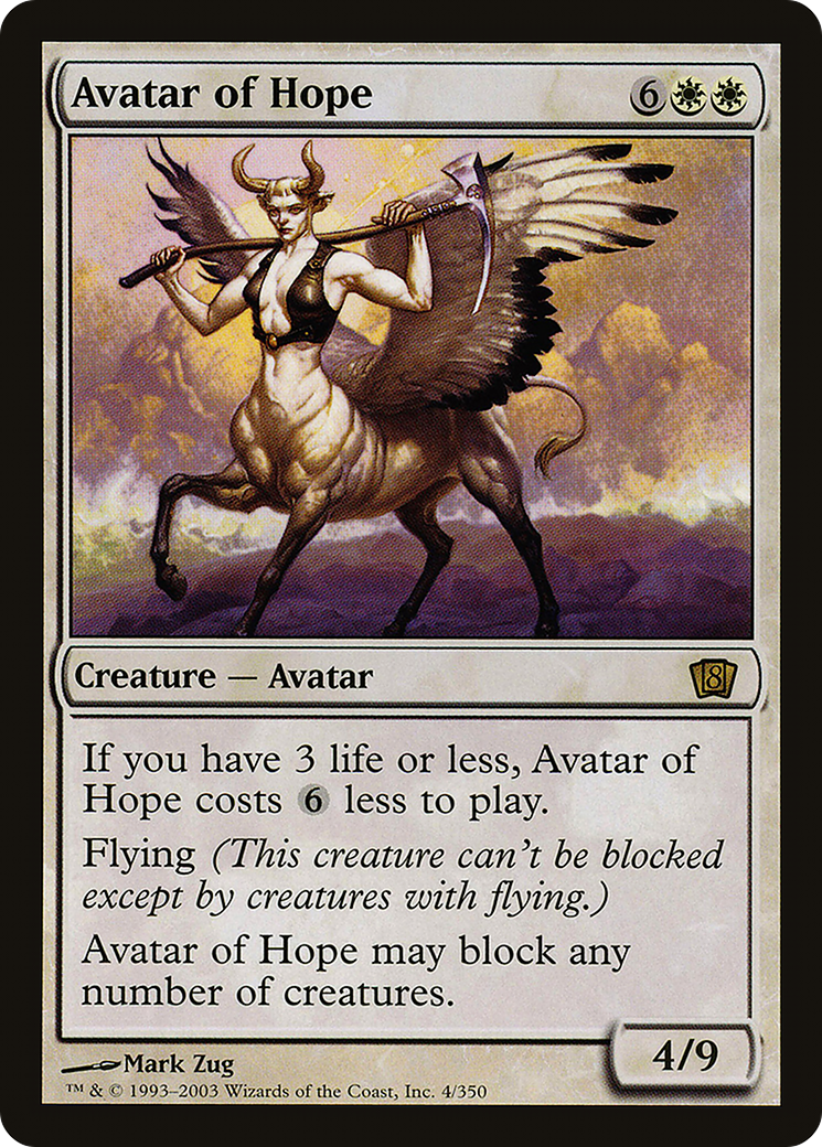 Avatar of Hope (8ED-04★) - Eighth Edition Foil