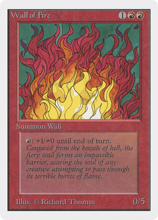 Wall of Fire (2ED-182) - Unlimited Edition