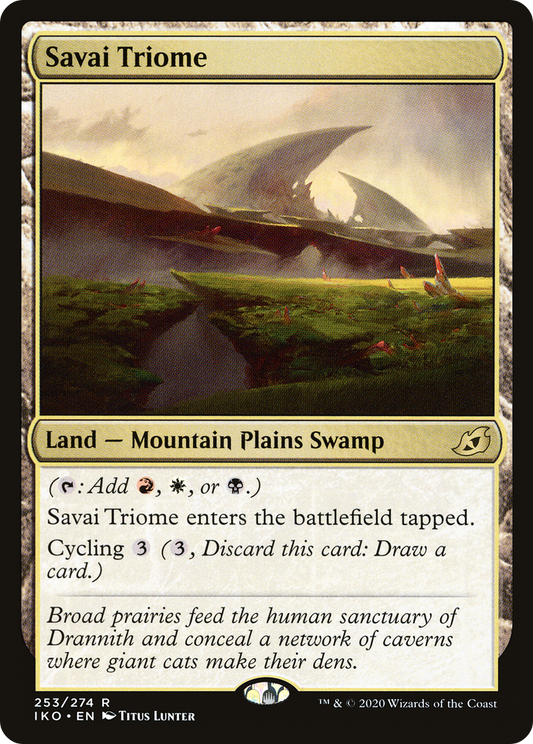 Savai Triome (IKO-253) - Ikoria: Lair of Behemoths