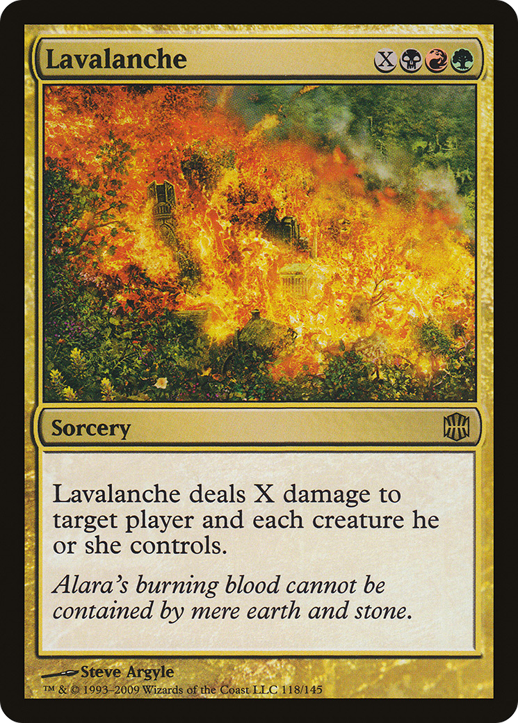 Lavalanche (ARB-118) - Alara Reborn