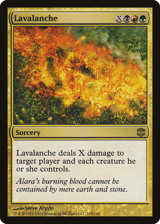 Lavalanche (ARB-118) - Alara Reborn