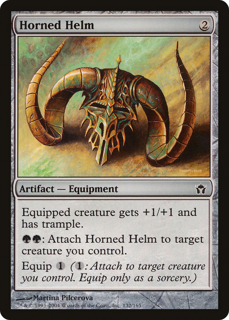 Horned Helm (5DN-132) - Fifth Dawn Foil