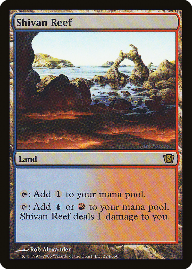 Shivan Reef (9ED-324★) - Ninth Edition Foil