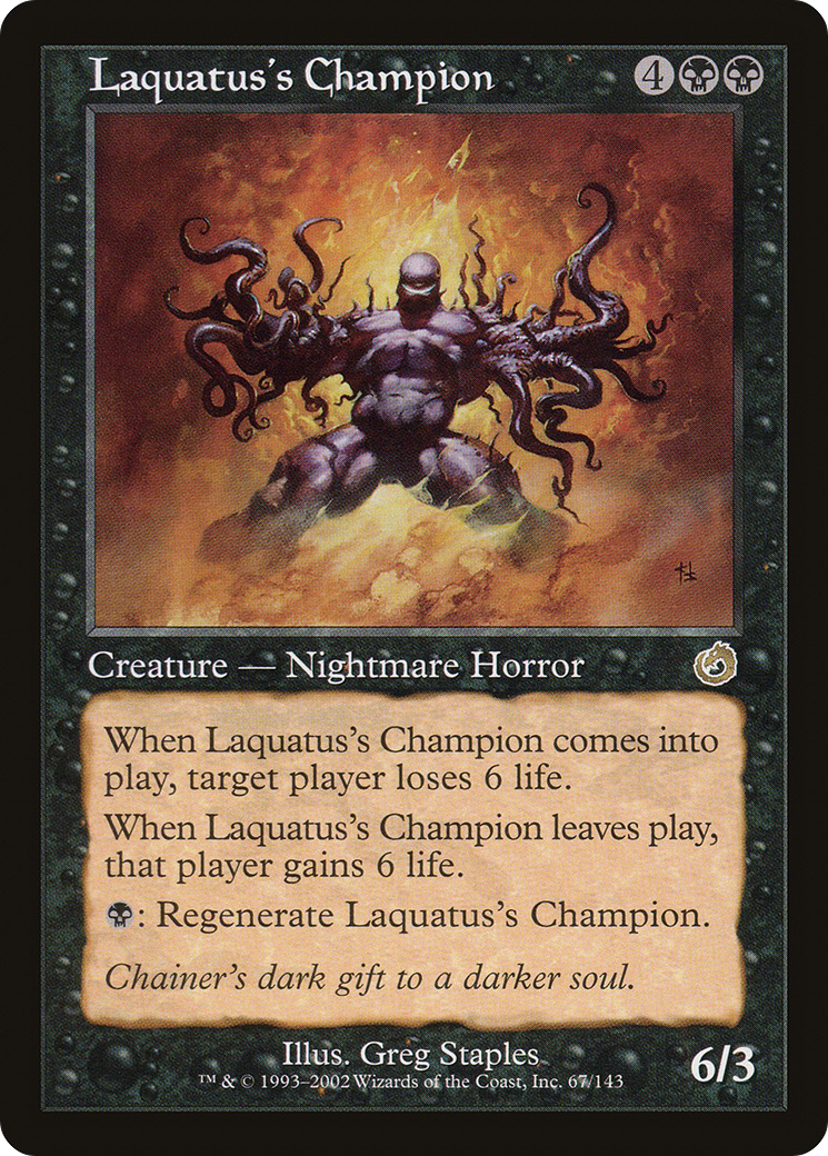 Laquatus's Champion (TOR-067) - Torment Foil