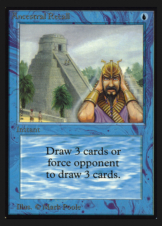 Ancestral Recall (CED-) - Collectors' Edition