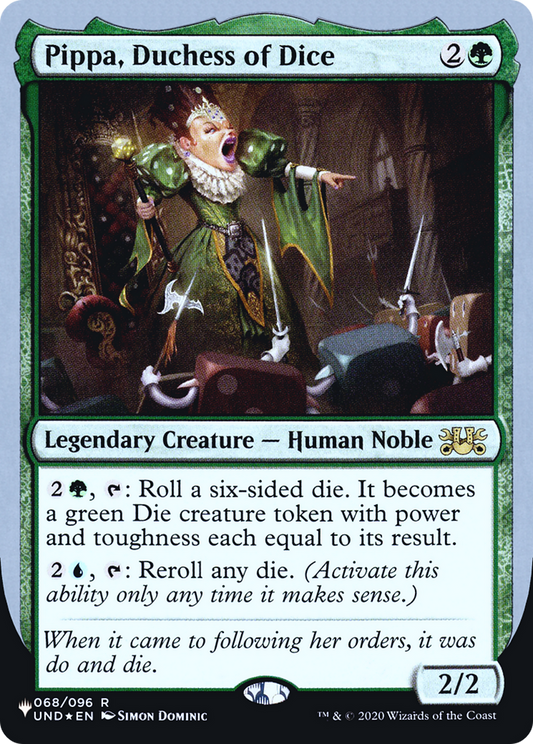 Pippa, Duchess of Dice (ULST-040) - The List (Unfinity Foil Edition) Foil