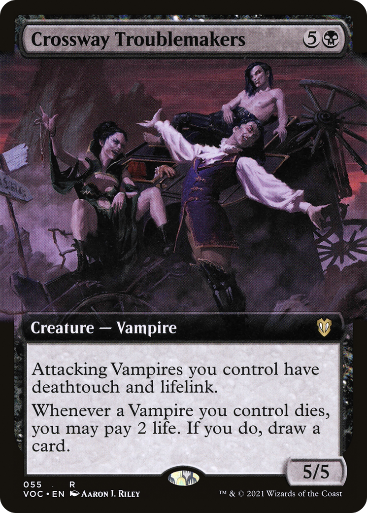 Crossway Troublemakers (VOC-055) - Crimson Vow Commander: (Extended Art)