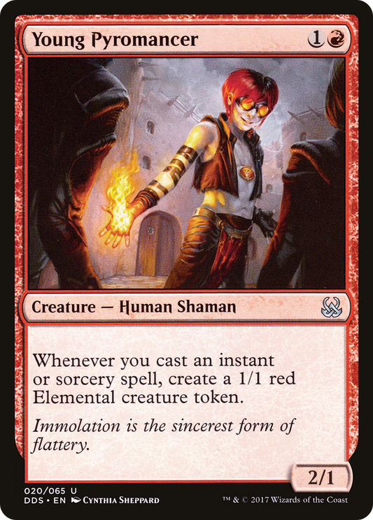 Young Pyromancer (DDS-020) - Duel Decks: Mind vs. Might