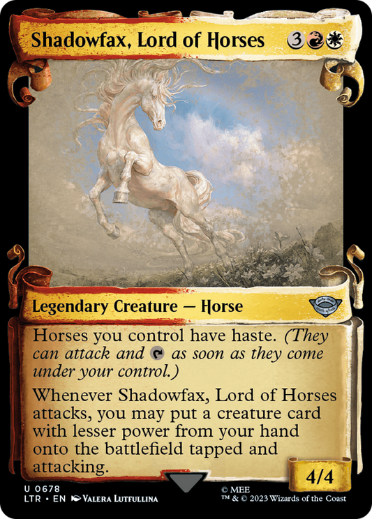 Shadowfax, Lord of Horses (LTR-678) - The Lord of the Rings: Tales of Middle-earth: (Showcase) Foil