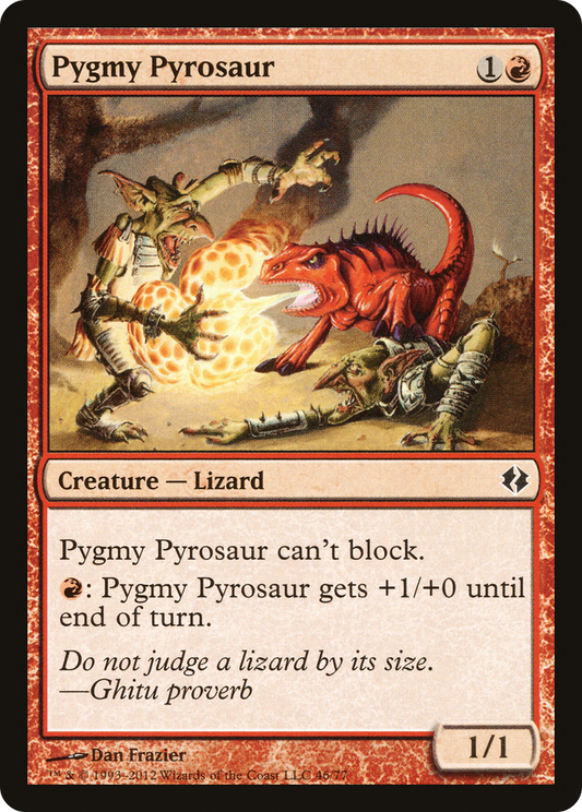 Pygmy Pyrosaur (DDI-046) - Duel Decks: Venser vs. Koth