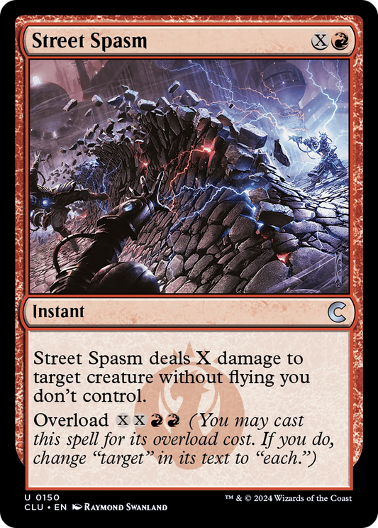 Street Spasm (CLU-150) - Ravnica: Clue Edition