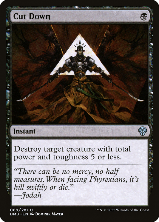 Cut Down (DMU-089) - Dominaria United Foil