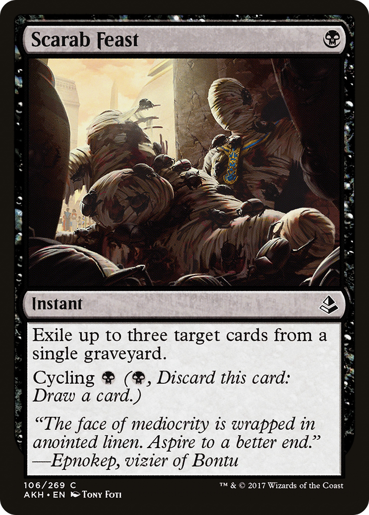 Scarab Feast (AKH-106) - Amonkhet Foil