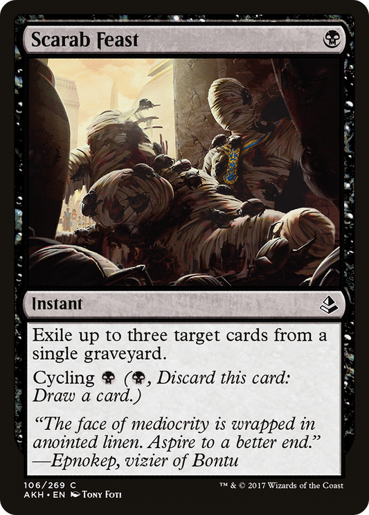 Scarab Feast (AKH-106) - Amonkhet Foil