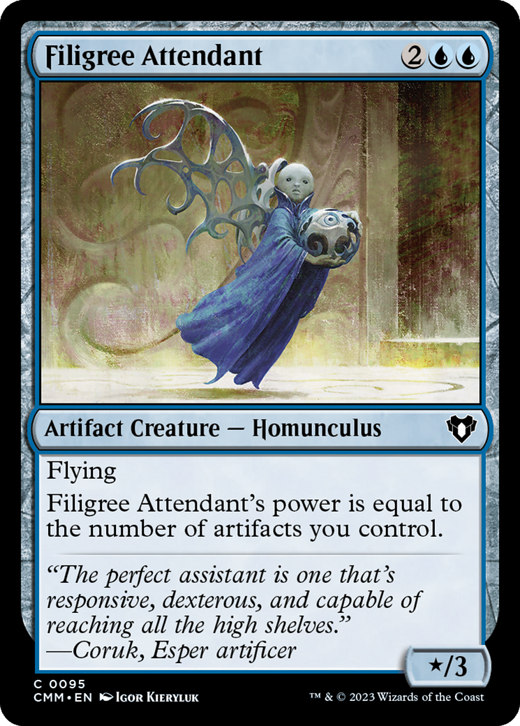 Filigree Attendant (CMM-095) - Commander Masters