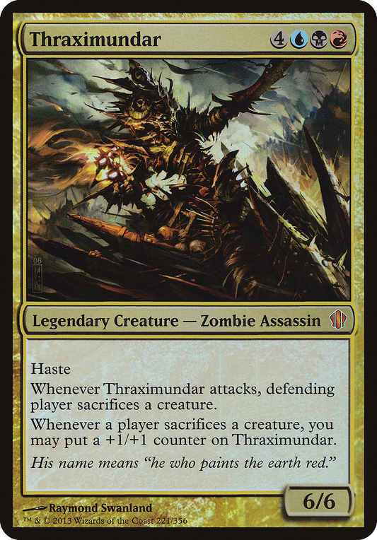 Thraximundar (OC13-221) - Commander 2013 Oversized Foil