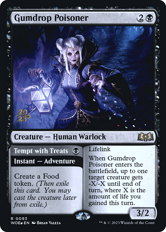 Gumdrop Poisoner // Tempt with Treats (PWOE-93S) - Wilds of Eldraine Promos Foil