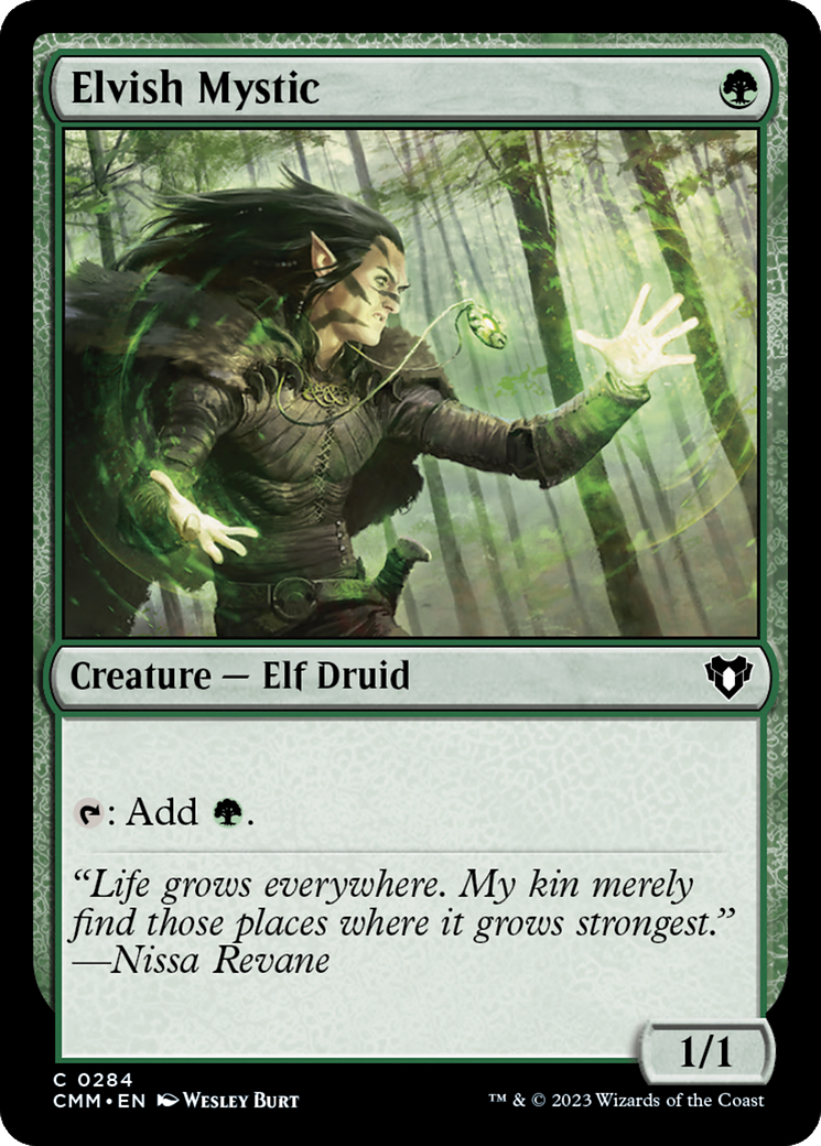 Elvish Mystic (CMM-284) - Commander Masters