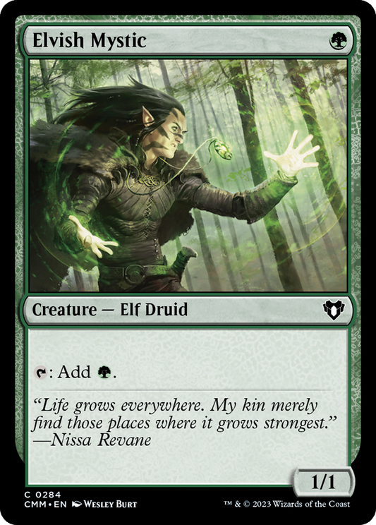 Elvish Mystic (CMM-284) - Commander Masters