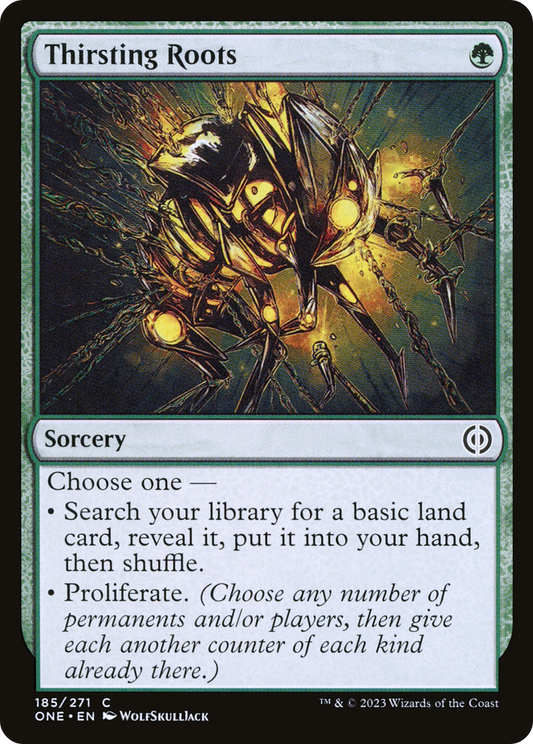 Thirsting Roots (ONE-185) - Phyrexia: All Will Be One Foil