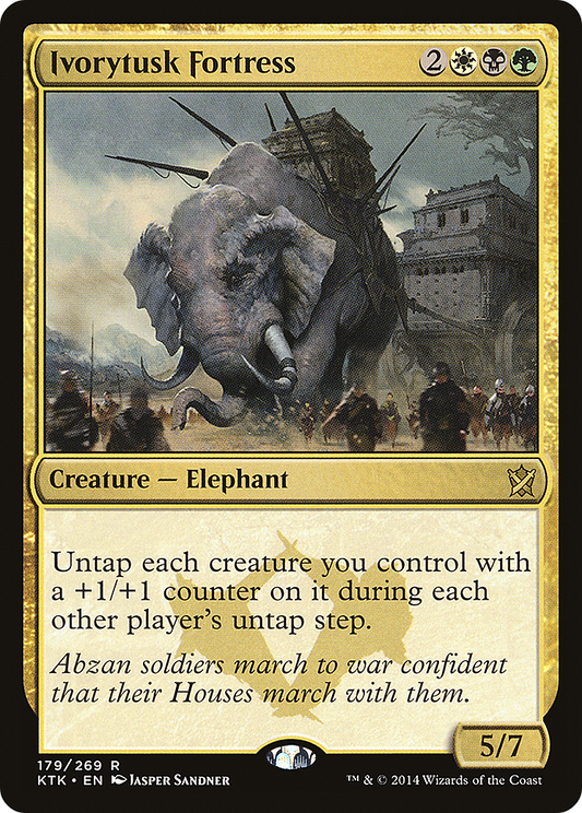 Ivorytusk Fortress (KTK-179) - Khans of Tarkir Foil