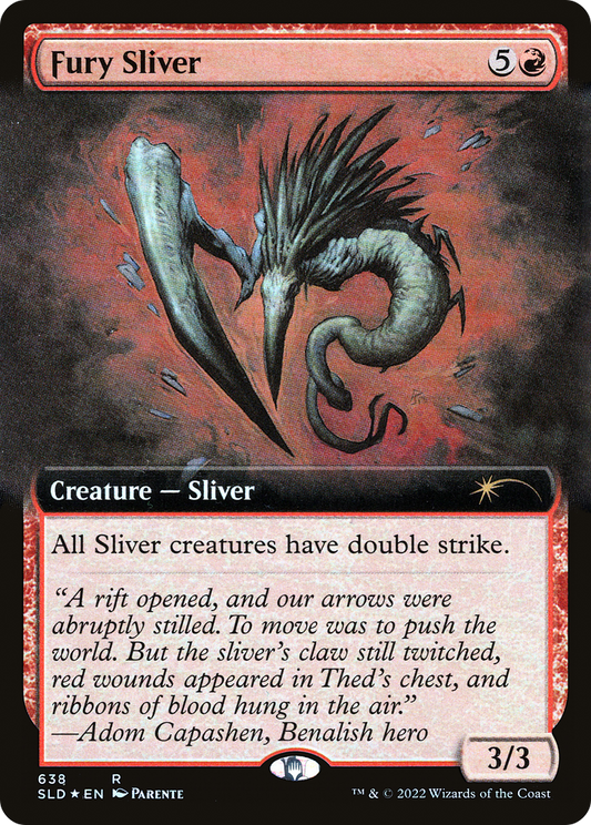 Fury Sliver (SLD-638) - Secret Lair Drop: (Extended Art) Foil