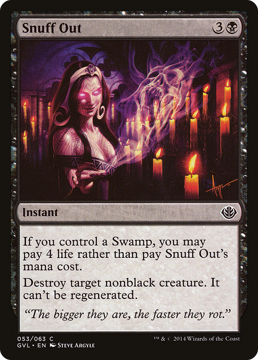 Snuff Out (GVL-053) - Duel Decks Anthology: Garruk vs. Liliana