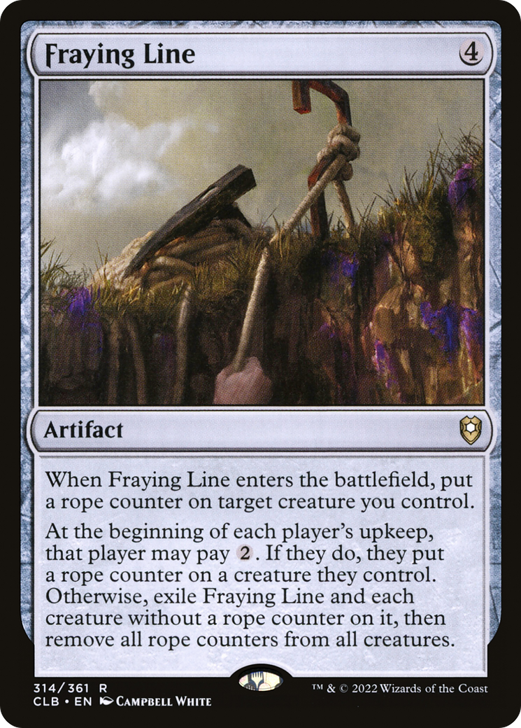 Fraying Line (CLB-314) - Commander Legends: Battle for Baldur's Gate Foil