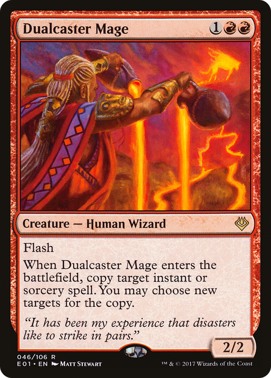 Dualcaster Mage (E01-046) - Archenemy: Nicol Bolas