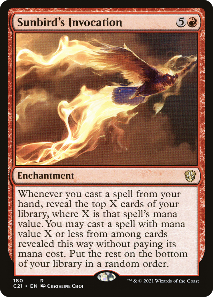 Sunbird's Invocation (C21-180) - Commander 2021