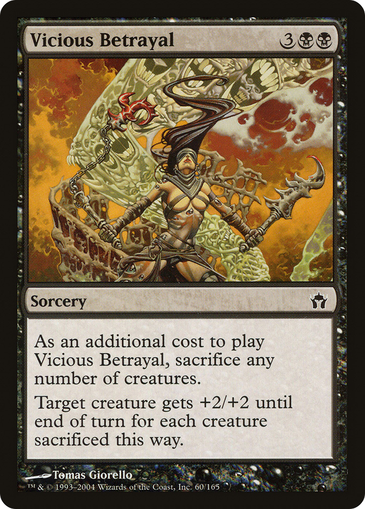 Vicious Betrayal (5DN-060) - Fifth Dawn Foil