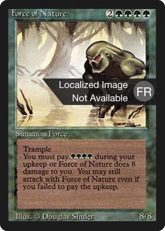 Force of Nature (FBB-196) - Foreign Black Border