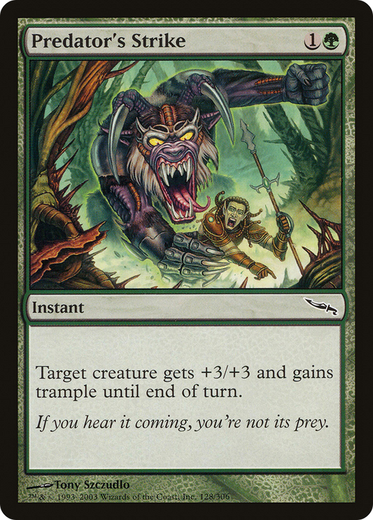 Predator's Strike (MRD-128) - Mirrodin Foil