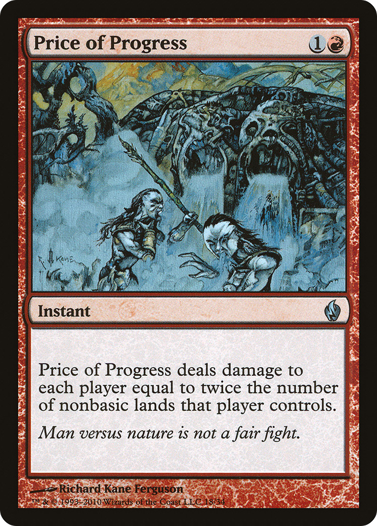 Price of Progress (PD2-018) - Premium Deck Series: Fire and Lightning Foil