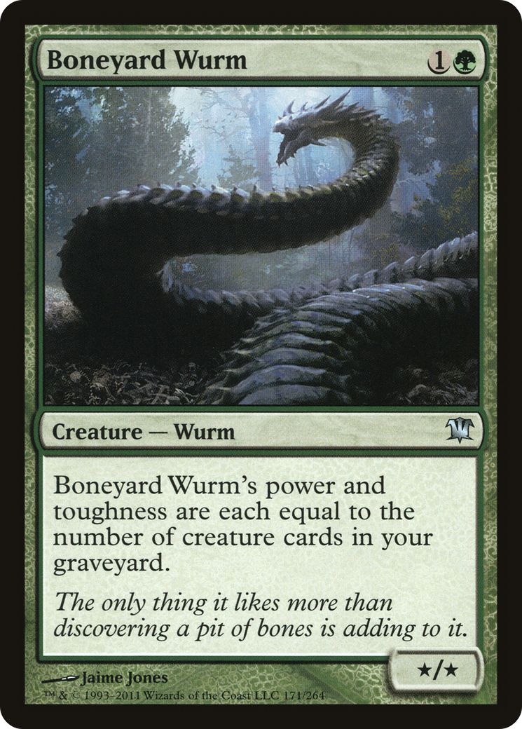Boneyard Wurm (ISD-171) - Innistrad