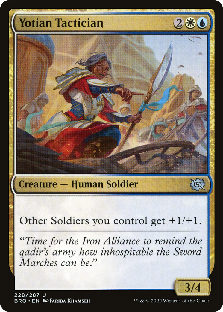 Yotian Tactician (BRO-228) - The Brothers' War Foil