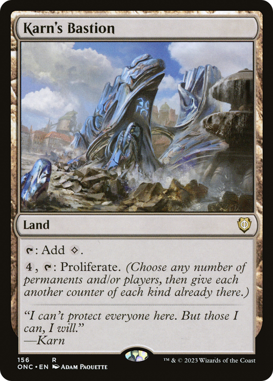 Karn's Bastion (ONC-156) - Phyrexia: All Will Be One Commander