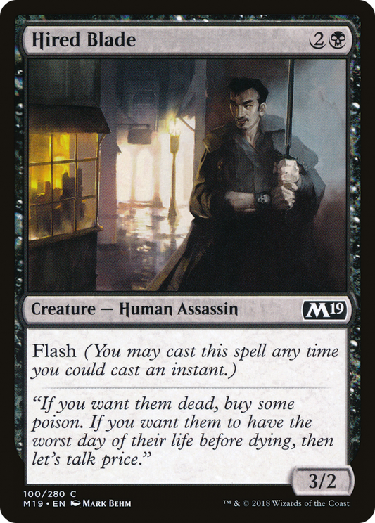 Hired Blade (M19-100) - Core Set 2019