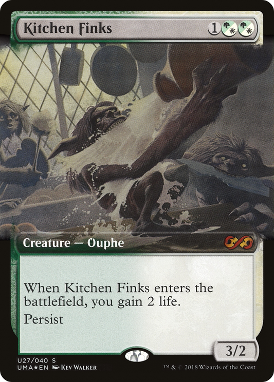 Kitchen Finks (PUMA-U27) - Ultimate Box Topper: (Extended Art) Foil