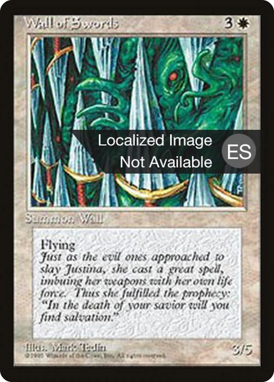 Wall of Swords (4BB-055) - Fourth Edition Foreign Black Border