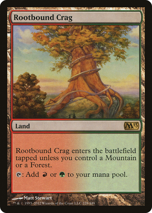 Rootbound Crag (M13-228) - Magic 2013